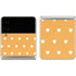 Yellow and White Hearts Galaxy Z Flip3 5G Skin